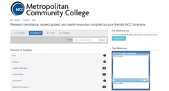 Desktop Screenshot of libguides.mcckc.edu