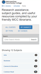 Mobile Screenshot of libguides.mcckc.edu